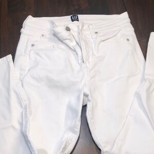GAP Women's Crisp White Skinny Jeans